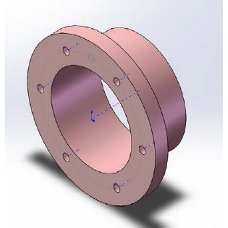 35-381-2 - O2 probe mounting flange